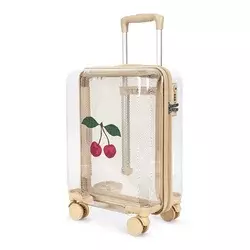 Konges Slojd kovček TRANSPARENT TRAVEL SUITCASE