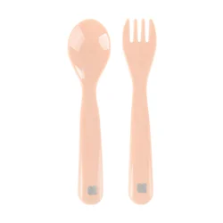 KikkaBoo Set kašičica i viljuška PP Glossy Pink (KKB40103)