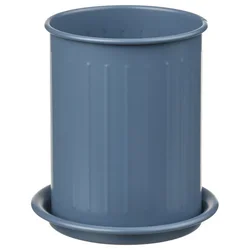 VÄLVARDAD Držač kuhinjskog pribora, tamnosiva-plava/galvanizovano, 13 cm