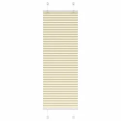 Plisirana roleta krem 40x100 cm širina tkanine 39,4 cm