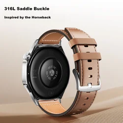 CangHua Zamenska narukvica za pametni sat za Huawei Watch, Smeđa (braon)