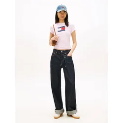 Tommy Jeans Majica DW0DW22781 Roza Regular Fit