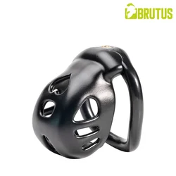 Brutus Knob Chastity Cage Black