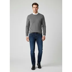Elit Muške farmerke Regular fit, Indigo