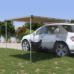 vidaXL Tenda za avtodom in počitniško prikolico 1,8x2,5x2,15 m bež