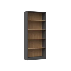 Topeshop Knjižna omara Onyx R80 ANTRACIT ARTISAN