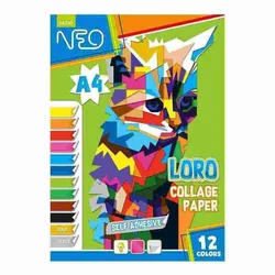 Sazio Loro kolaž papir, šaren