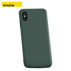 Pisen Maska za mobilni telefon iPhone XS Max, Tamnozelena