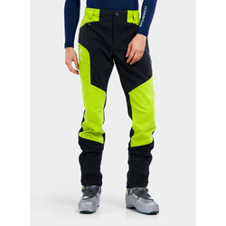 Hlače za turno smučanje Montura Chrome Pants - black/acid green