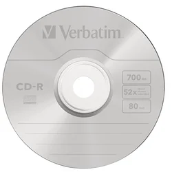 Verbatim CD-R 700Mb 52x DataLife / Cena na komad
