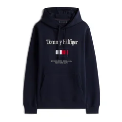 TOMMY HILFIGER Majica mornarska/rdeča/bela