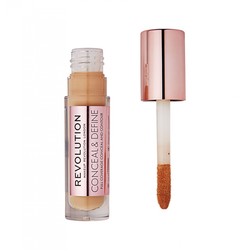 Makeup Revolution London Conceal & Define izjemno prekrivni korektor 4 g odtenek C12