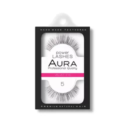 AURA Veštačke trepavice POWER LASHES 05 Vellvet eye