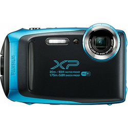 Fujifilm FinePix XP130 Sky Blue Fuji XP-130 plavi vodootporni podvodni digitalni fotoaparat 20m WiFi FullHD 5x zoom 10fps 16.4Mpx 28-140mm Smart FSI CMOS senzor Digital camera 16573530