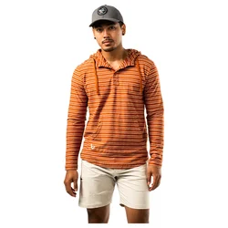 Moški pulover Bauer LTWHT Stripe Hoodie Brick S