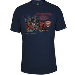 011Shop Muška majica kratkih rukava Miloš Obilić, Teget