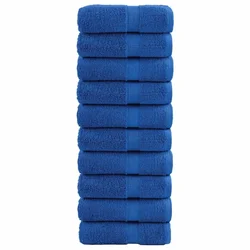 Premium ručnici za pranje SOLUND 10 kom plavi 30x30 cm 600 g/m2