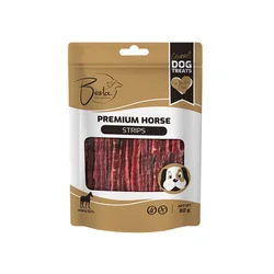 Besta Poslastica za pse Premium Strips, Konjsko meso 80 g