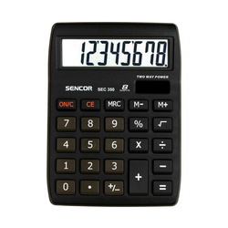 Sencor - Namizni kalkulator 1xLR1130 črn
