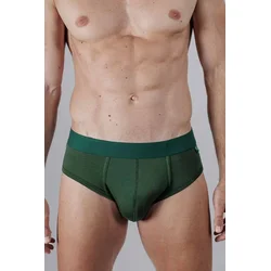 POMIRISHI BAMBOO UNDERWEAR Muške slip gaće Premium, Zelene