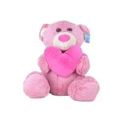 Dizi Plišana igračka 60cm plišani meda sa srcem, roze