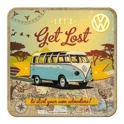 NOSTALGIC ART Metalni podmetač VW Bulli - Lets Get Lost