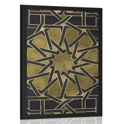 Plakat orientalski mozaik - 30x45 white
