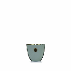 ASHLEIGH & BURWOOD Vaso Diffuser In Vetro Colorato Oro - Stile Art Déco - 4