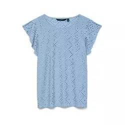 VERO MODA Bluza VMTASSA svetlo modra