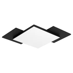 EGLO plafonjera TAMURIA LED 1300 lm 28,5 cm crna hrast 99655