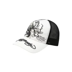 Ed Hardy Kapa temno siva/črna/bela