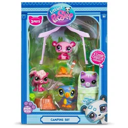 Littlest Pet Shop: Kampiranje 3-delni komplet figuric, serija 2