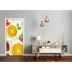 tulup.si Samolepilni tapete na vratih Sadje 95x205 cm