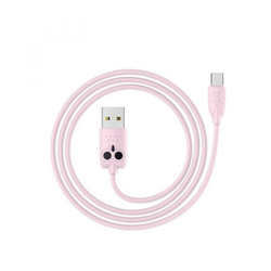 HOCO USB Kabel - KX1 USB - C 1m - Ružičasta KP22747
