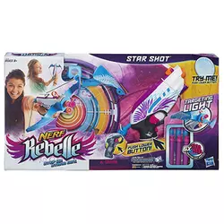 Ispaljivač Hasbro NERF - Rebelle Star Shot Targeting Set