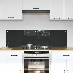 Kuhinjski zid 2 pcs Tamno siva 70 x 40 cm