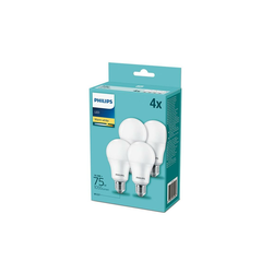 Komplet od 4 LED sijalica Philips A60 E27/10,5W/230V 2700K