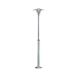Nordlux - Spoljašnja lampa VEJERS 1xE27/60W/230V IP54 srebrna 130 cm
