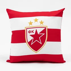 Ukrasni jastuk Crvena Zvezda Pruge 45x45cm