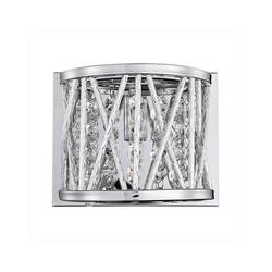 LUXERA 46063 - Zidna svetiljka STIXX 1xG9/33W/230V srebrna