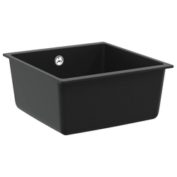 Umivaonik Crna 430 x 460 mm 80% kvarc i 20% smola