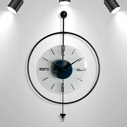 Multikolorni dekorativni metalni zidni sat VLNT01SYHSE
