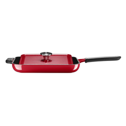 KitchenAid grill tava s prešom Empire Red, 25 x 25cm