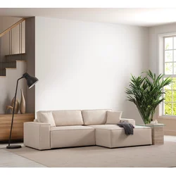 Atelier del Sofa Ugaona garnitura Pirlo 100x88x260cm Bež