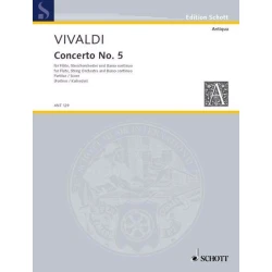 VIVALDI:CONCERTO NO.5 SCORE