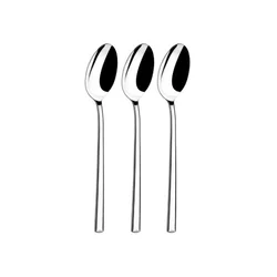 Set of 3 stainless steel table spoons, Verona - BRA
