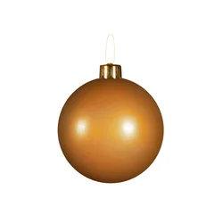 Novogodišnja ukrasna kugla Party Ball na naduvavanje 45 cm, Zlatna
