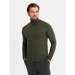 Ombre Knitted mens RELAXED FIT sweater with patterns - navy blue