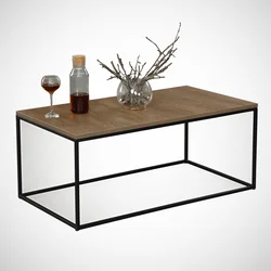 Hanah Home Klub sto Cosco 95x43x55cm Hrast