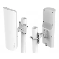 MikroTik - Mikrotik mANTBox 921GS-5HPacD-15S - RB921GS-5HPacD-15S - 5GHz 120 degree 15dBi dual polarization sector Integrated antenna with 720Mhz CPU, 128MB RAM, SFP, PSU and POE